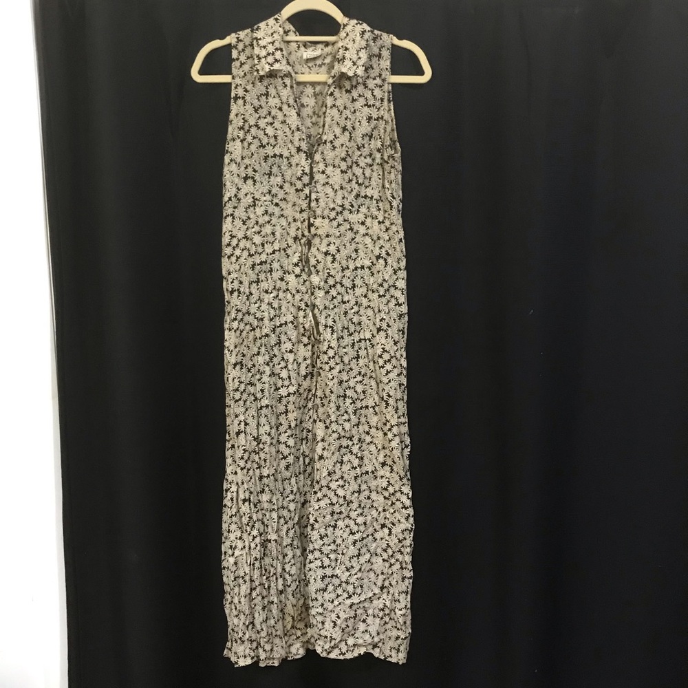 Vintage Ann Taylor Loft Floral Midi Dress